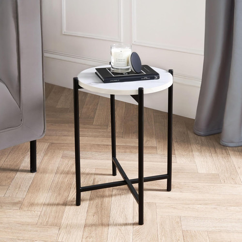 Ohs round side - ohs, table