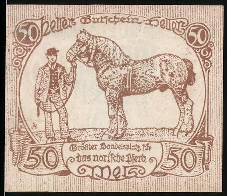 Emergency money wels - emergency, 1920,