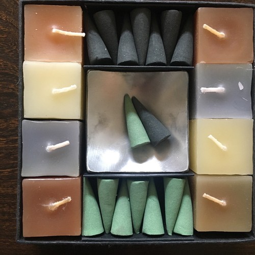 Vegan mini candles - &, incense