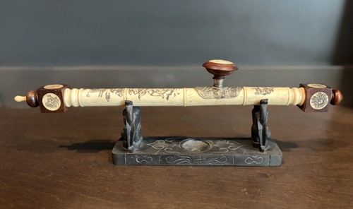 Antique asian motif - asian, carved