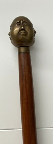 Wood walking cane with - wood,