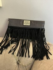 Biba Lovely Black Suede Tassel