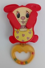 Vintage Sankyo Pull Cord Musical Toy Rabbit 1980 Made In Malaysia Working