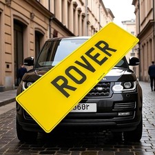 Range Rover Number Registration Rear Plates Oversize Plate Legal 21 X 6 Sport UK