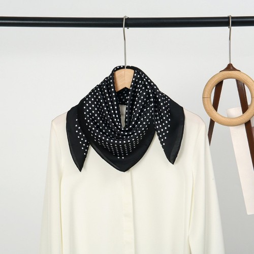Polka dot silk scarf - silk,