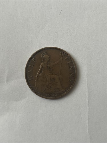 1933 george half penny - george,
