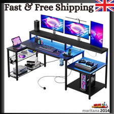 181CM Gaming Desk with Power