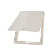 Access Door Cream Pinch Lock - 412007 static caravan