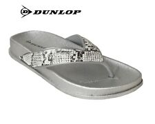 DUNLOP WOMENS SANDALS SLIP ON COMFORT CUSHIONED SUMMER MULES SHOES LADIES SIZE