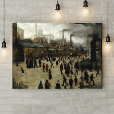 L.S. Lowry - Manufacturing Town 1922 - Wall Art - Canvas Rolled Wall Art Print