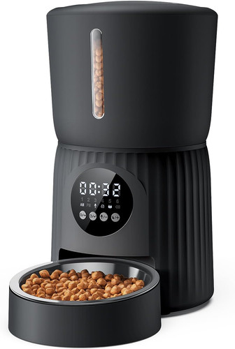 Automatic cat feeder - cat,