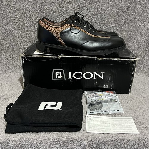 Footjoy icon black leather - footjoy, &