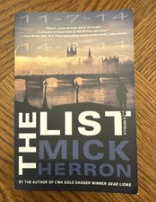 List: a Novella by Mick Herron (2015, Trade Paperback)