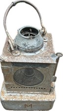 Vintage Railway Lantern Signal Lamp Light Railwayana Trains LNER WELCH PATENT