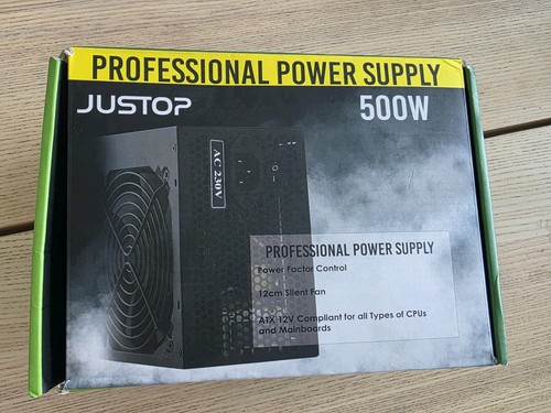 Justop 500w atx power - pc,