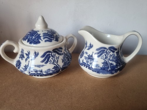 English ironstone blue - &, white