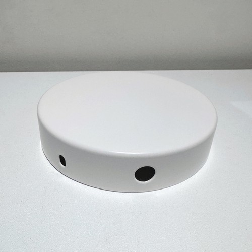 Cylindrical metal ceiling rose