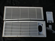 Pair of Electrolux Caravan  fridge vents with flu vent