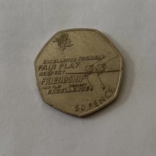 2011 Olympic Rowing 50p Coin