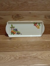 Vintage Retro Orchard fruits Melamine Sandwich Tray 38cm x 17cm Gift