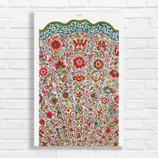 Vibrant Floral Tapestry Canvas