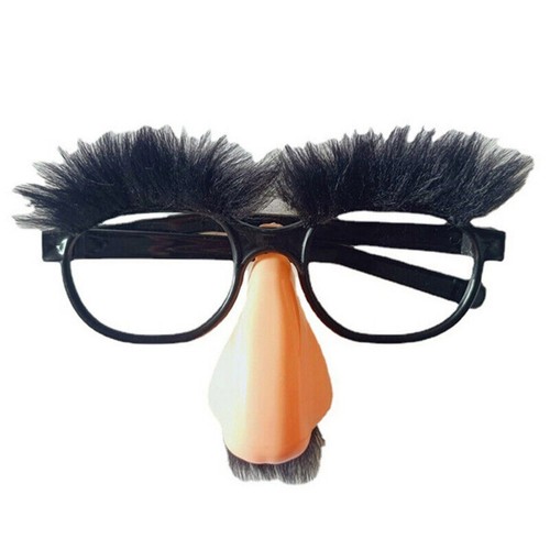 Funny disguise glasses toy - glasses,