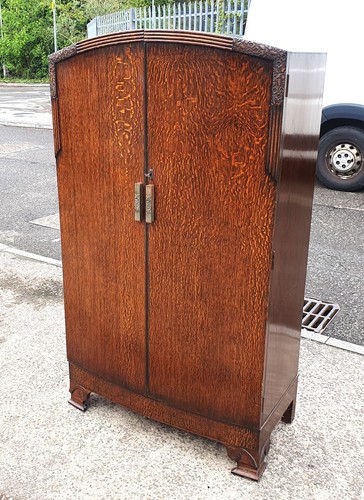 Art deco oak - deco, veneered