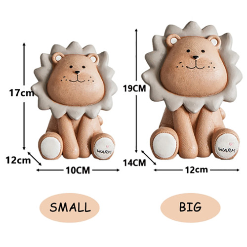 Lion piggy bank coin saving - bank,