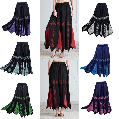 Bohemian skirt pixie hem - skirt,