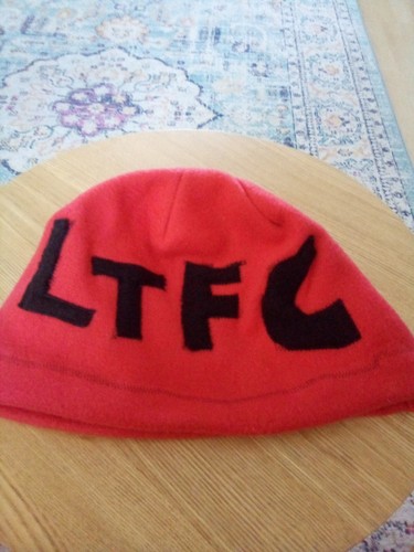 Luton town home made hat - fc,
