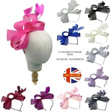 Feather Looped Headband Alice Band Fascinator Ladies Day Wedding Royal Ascot