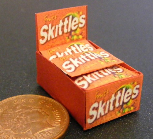 Dolls house fruit skittles - house,