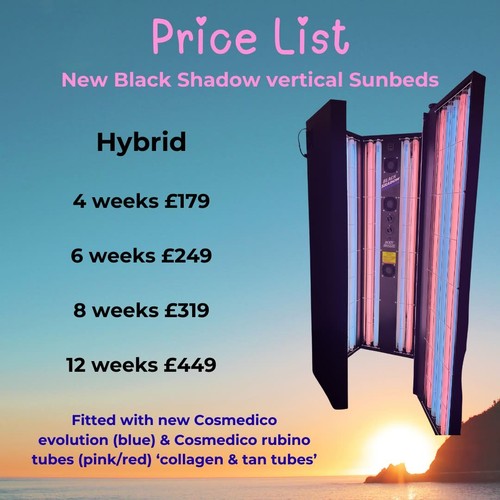 Black shadow sunbeds for - for, hire