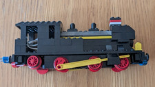 Vintage Lego Train Engine Locomotive - Black with wheels - No reserve