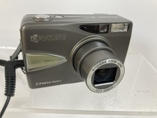 Kyocera Finecam S3 3.3 MP Zoom Lens Optical Zoom Grey Digital Camera No Battery