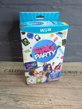 Sing Party & Microphone (Nintendo Wii U) Complete - NEW Complete Unused