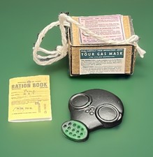 Dolls house wartime 1940s gas