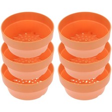 6 Pcs Shallow Plant Pots