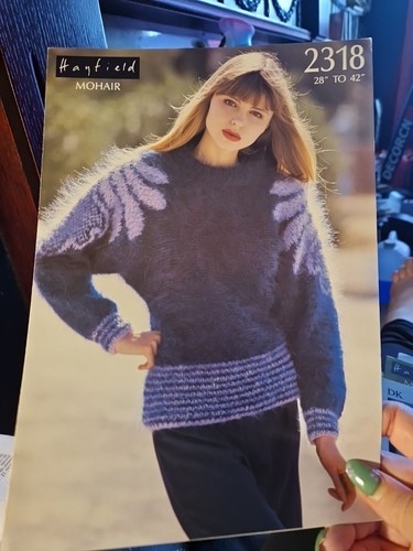 Hayfield mohair 2318 knitting - mohair,