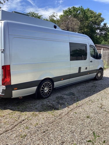 Mercedes sprinter race van - race,
