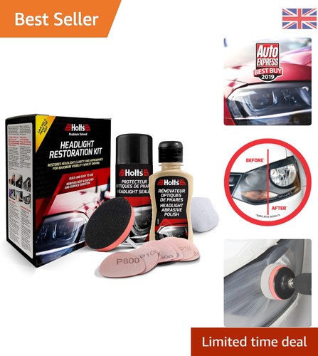 Complete car headlight cleaner - complete,