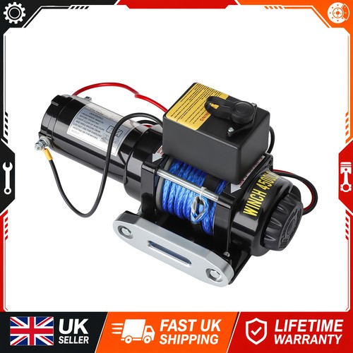 Electric winch 12v 4500lbs - electric,