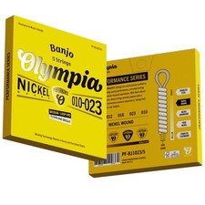 Olympia Banjo Strings Nickel Wound Loop End – 4 & 5 String Performance Sets