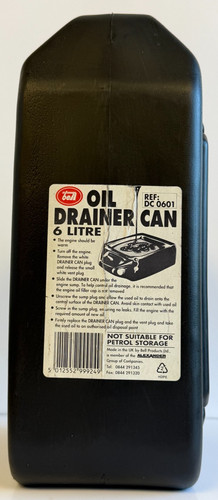 Oil drainer can litre - oil,
