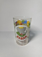 Vintage 1980s Babar Glass
