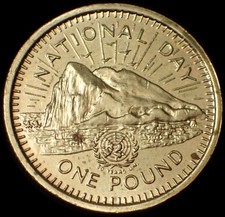 Gibraltar One Pound 1995 AA