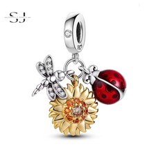 Sun Ladybird Butterfly Charm