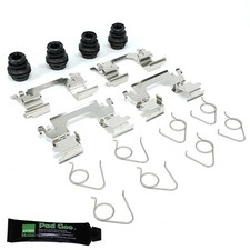 Front brake pad fitting - front,