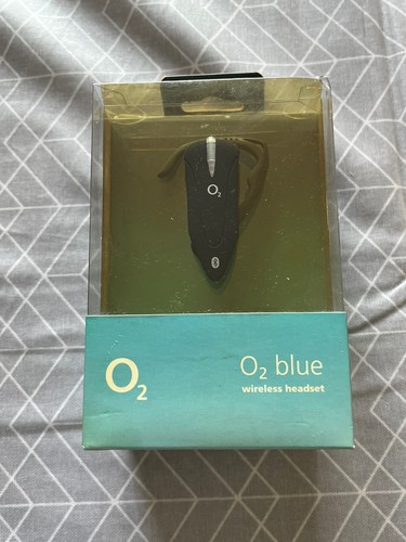Blue wireless headset - headset, in