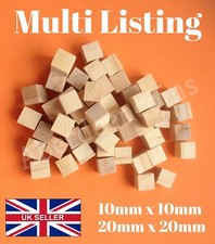 10mm-20mm Wooden Cubes Blocks